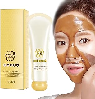 La Miee Honey Tearing Mask Peel Mask Dead Skin Clean Pores Shrink, TikTok 2023 Honey Tearing Mask Peel, Oil Control Blackhead Remover & Shrink Pores (1Pcs)