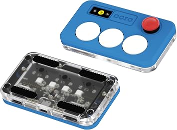 KEEBMONKEY Sayo O3C OSU Rapid Trigger Hall Effect Keyboard with Joystick and Screen, CNC Aluminum RGB One Handed Macro Pad for Rhythm Games,USB-C Custom Programmable keypad Blue3 Key