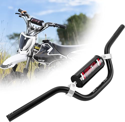 Manubrio de 78 pulgadas para moto de cross de 49-70cc para niños, manubrios resistentes RUTU con almohadilla de espuma de barra transversal, moto de