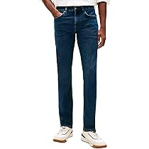 Tommy Hilfiger Straight Denton Jeans Washes, Pantaloni, Uomo, Denim (Tinted Blue), 28W ,  34L