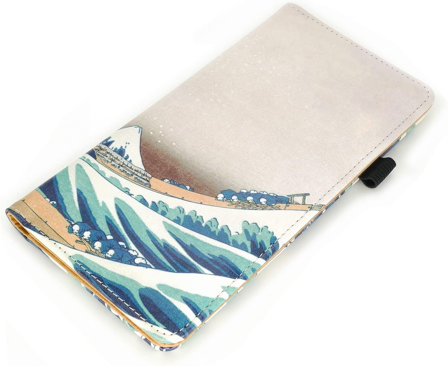 Brown Leather Checkbook Cover for Men & Women image 4