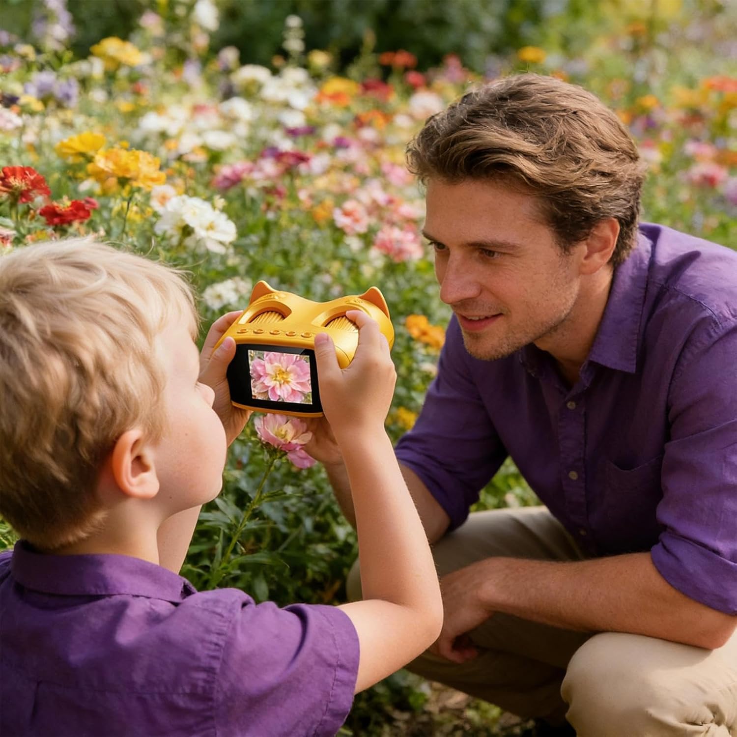 Portable Handheld Microscope - 1000x Magnification Mini Camera | Science Exploration Educational Toy, Pocket Microscope Device for Children Girls Boys Students Birthday Christmas Learning