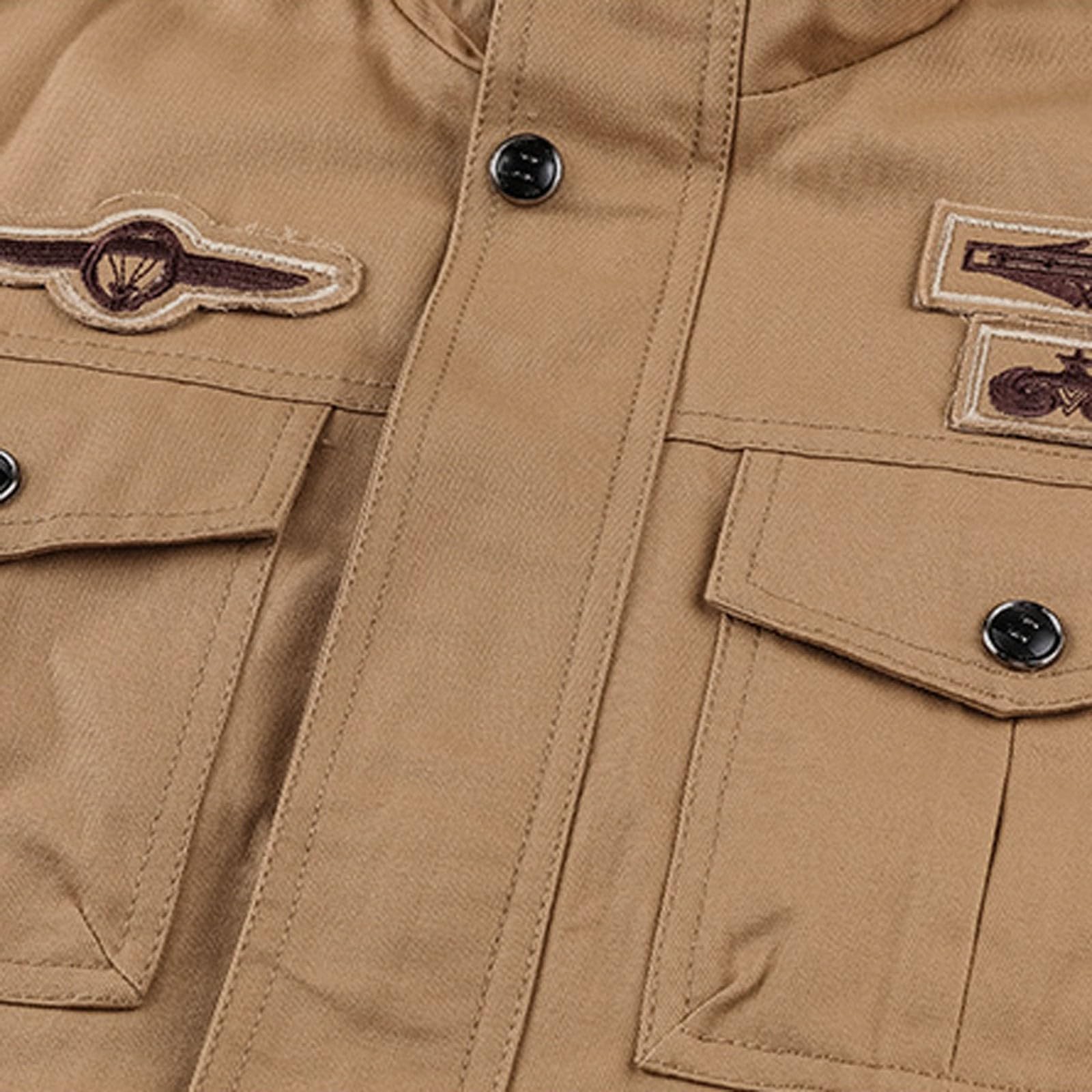Giacca sportiva da uomo con tasche e chiusura lampo