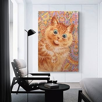 Amazon.co.jp: 有名画家ルイス・ウェインが描いた猫のシリーズ