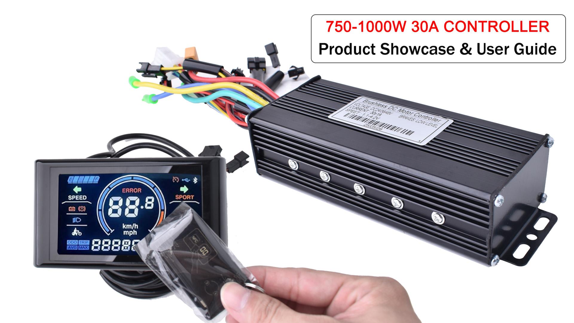 Amazon.com: 36V 48V Ebike Controller Kit 750W 1000W 30A Brushless