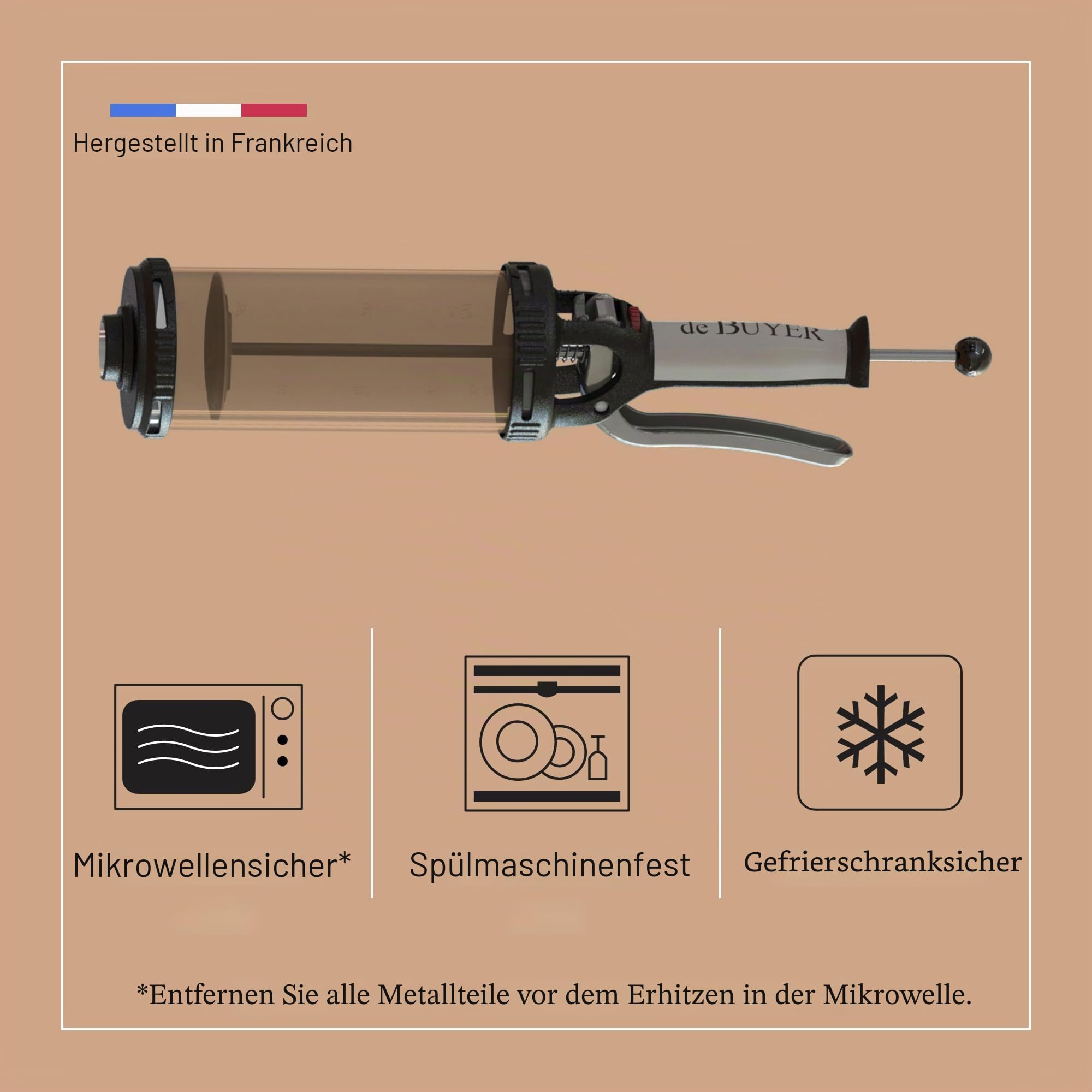 KÜCHENSPRITZE -LE TUBE - 0.75L, 27.9 x 20.1 x 10.9 cm, Grau