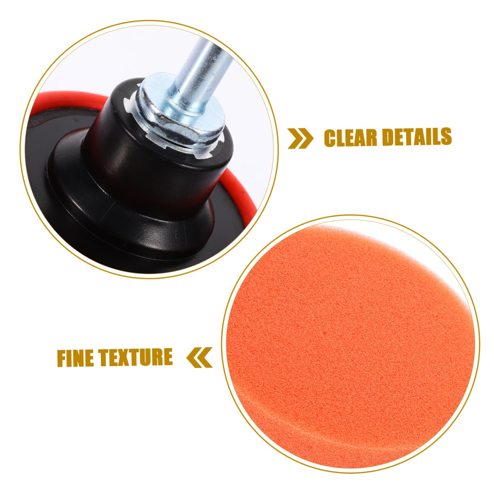 Cabilock 1 Set Car Polishing Set Attachment Detailing Cars Shine Automotive Wheel Pad Buffing Car Polisher Drill Polishing Kit Car Wax Buffer Car Buffers and Polishers Kit Sponge