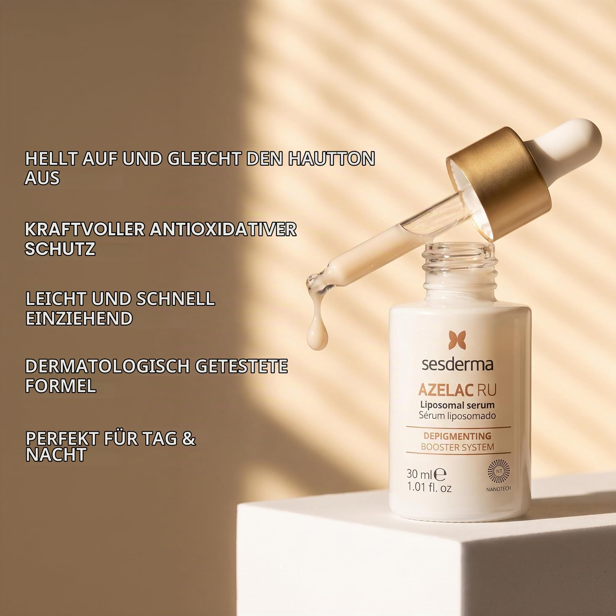 SESDERMA AZELAC RU Liposomales Serum 30 ml Für Ungleichmäßigen Hautton