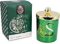 Vista 2 de Harry Potter House Slytherin - Vela de cera de soja perfumada de alta calidad con fragancia aromática única, tiempo de combustión de 50 horas