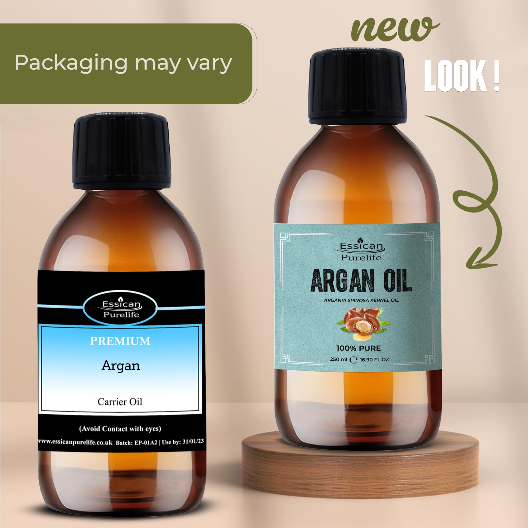 Essican Purelife Pure Argan Oil for Hair & Skin 250ml - Image 2