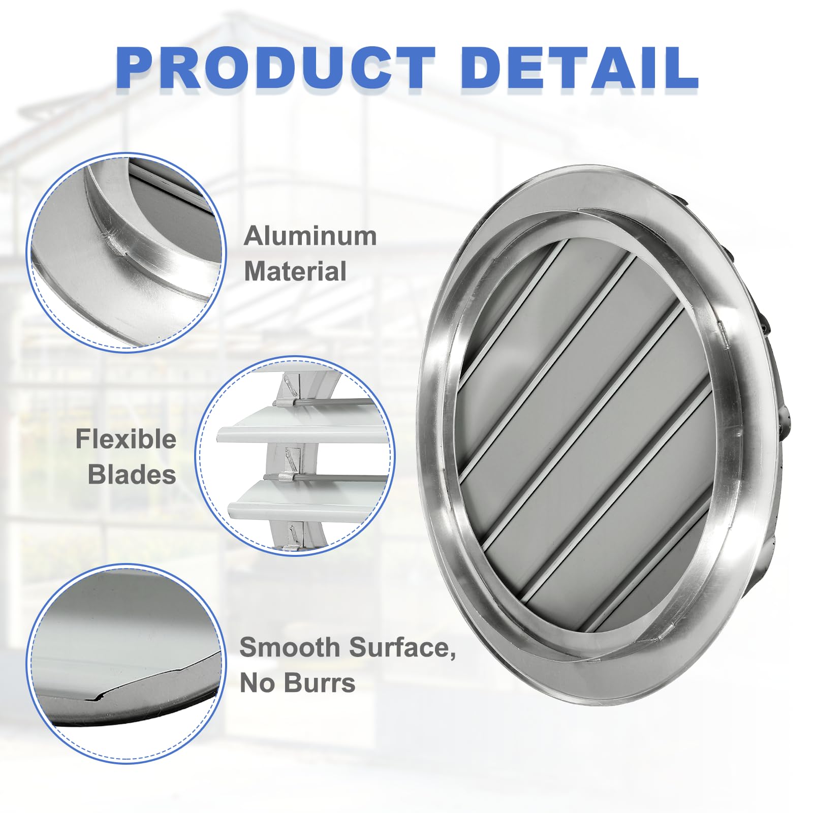 PATIKIL 12 Inch Aluminum Vent Cover - Image 3
