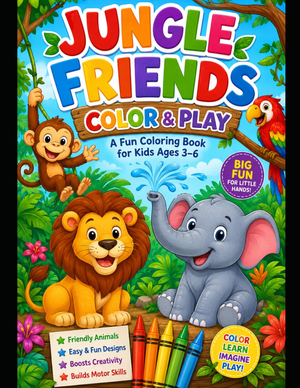 Jungle Friends Color & Play