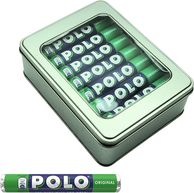 Polo Mints Original Sweets 16 x 34g Large Tubes in a Tin Amazon.co.uk