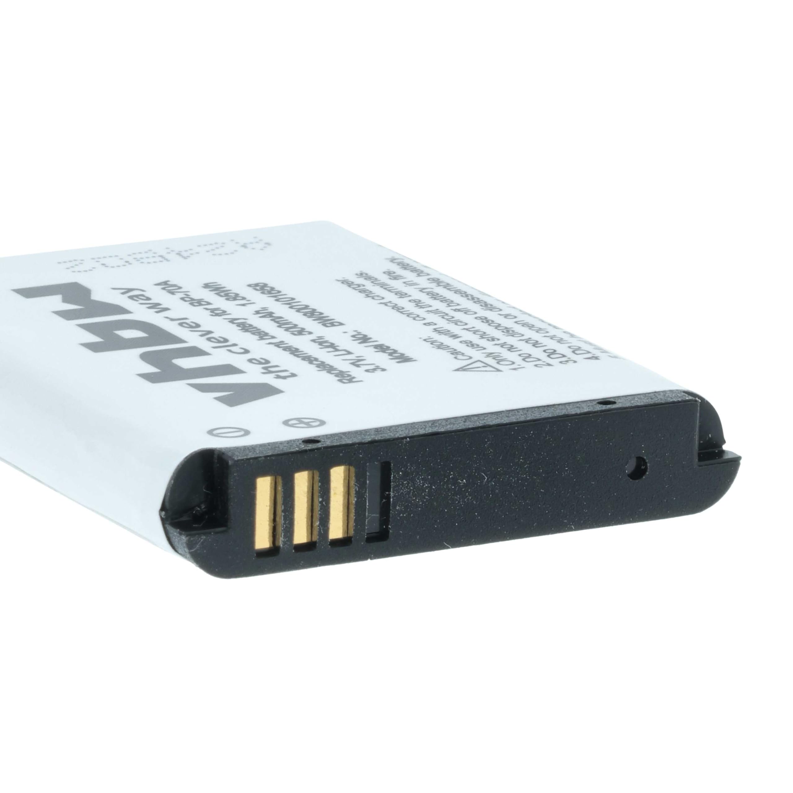 Bateria LI-ION nadaje się do SAMSUNG BP70a, BP-70a
