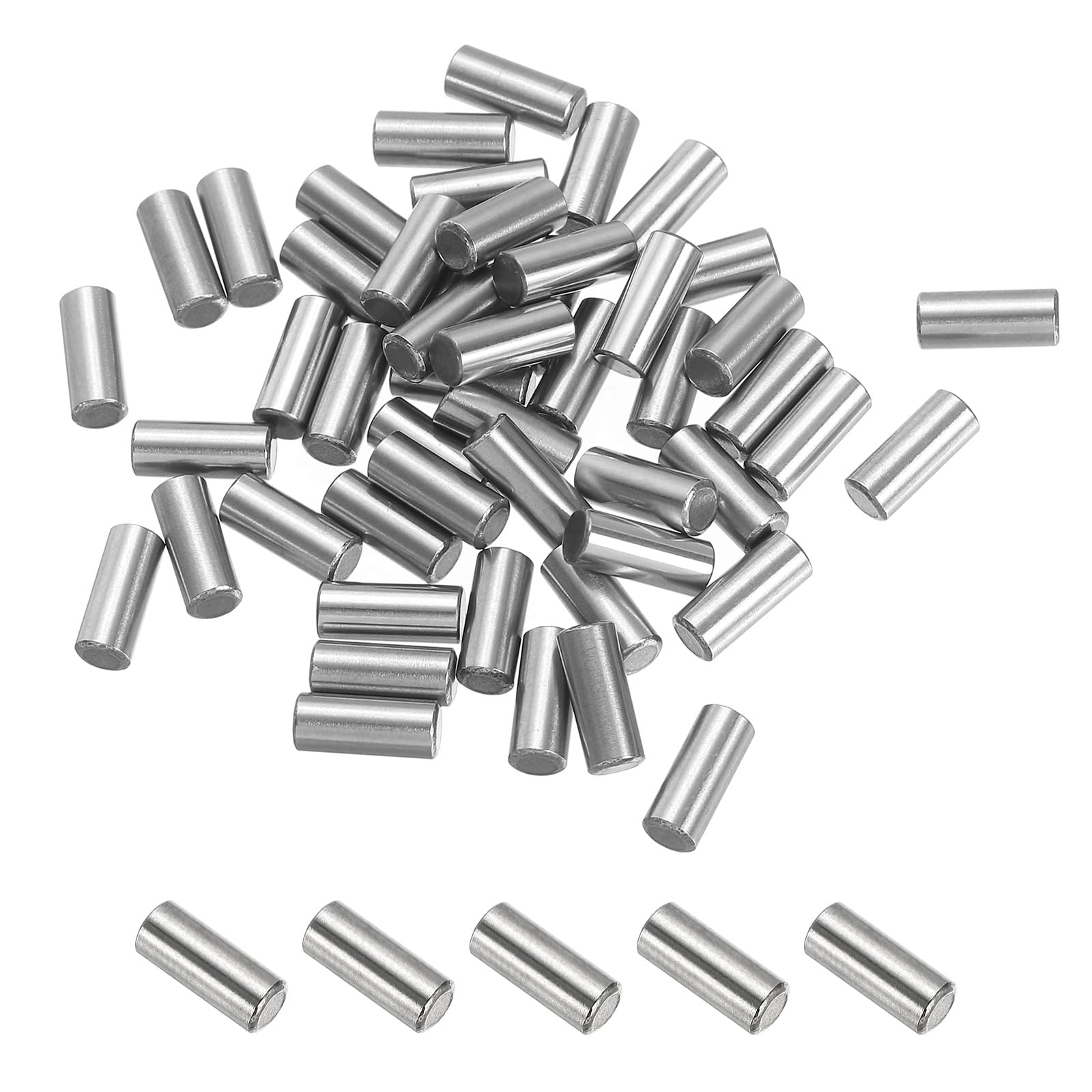 PATIKIL Metal Dowel Pins 4x10 mm