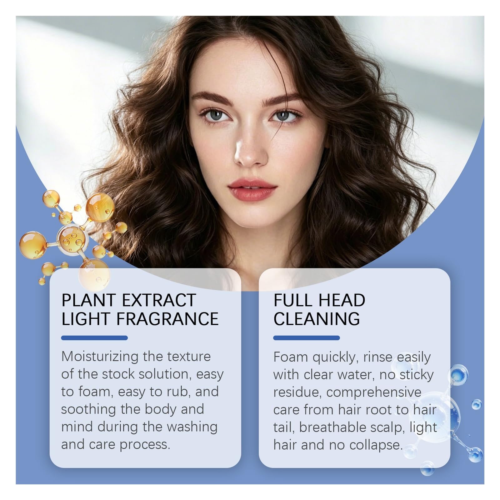 Champú for el cuidado del cuero cabelludo a base de plantas | Reduce la caspa y nutre las raíces del cabello.(2pcs)