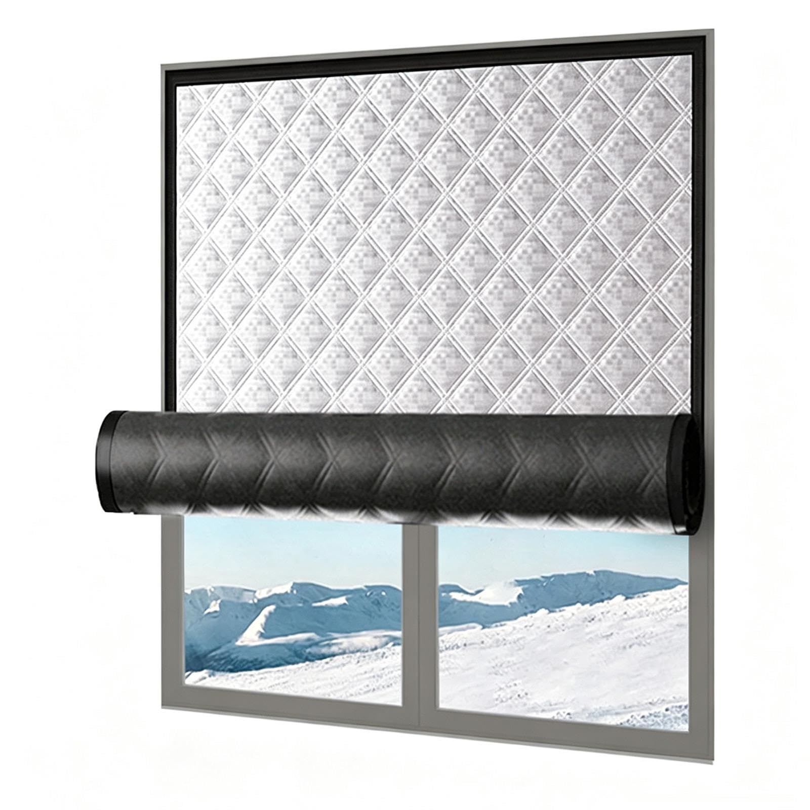 Thermo Fensterabdeckung Winddichte Energiesparend Fensterfolie