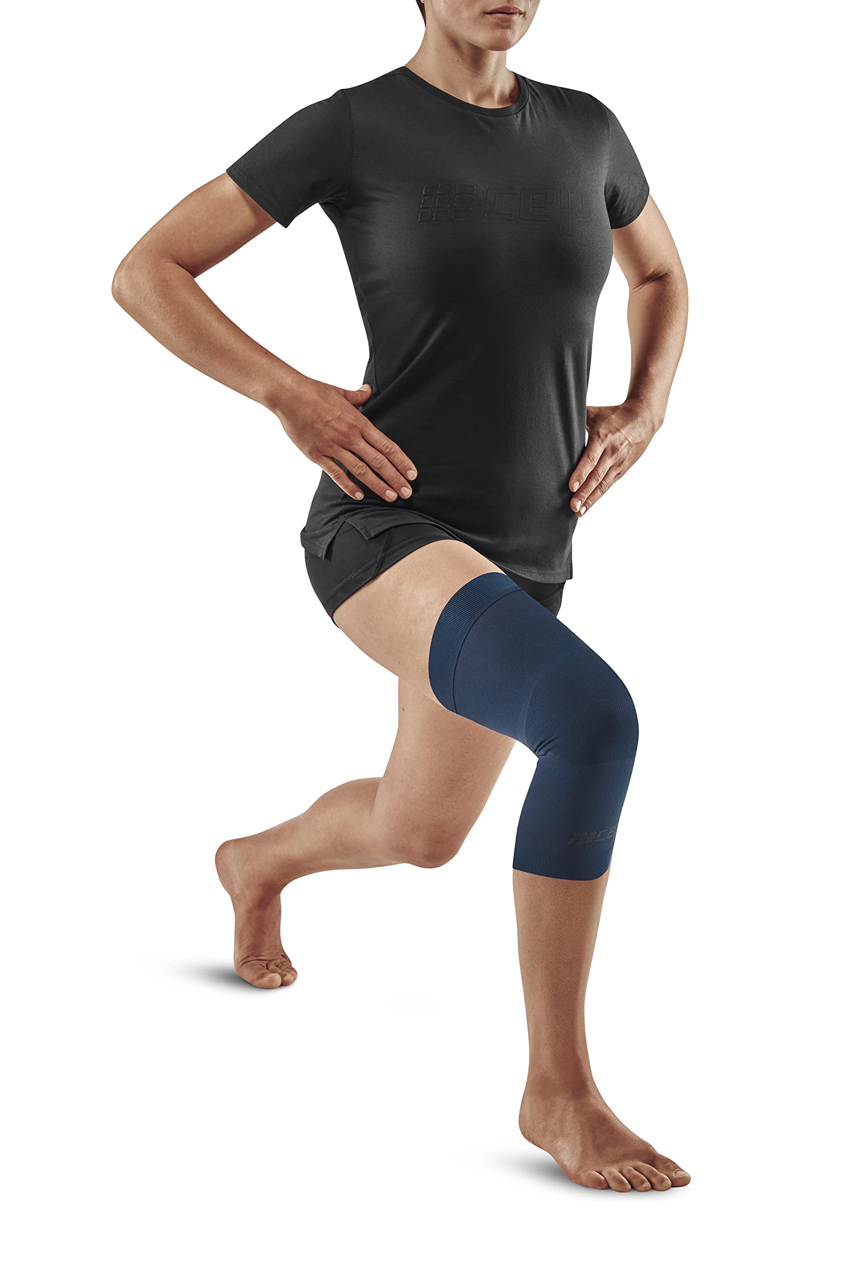 CEP - ORTHO GINOCCHIO MANICA LEGGERA SUPPORTO COMPRESSIONE unisex | Ginocchiera con delicato sollievo dell'articolazione del ginocchio | Ginocchiera per la stabilizzazione del ginocchio | Blu | XS
