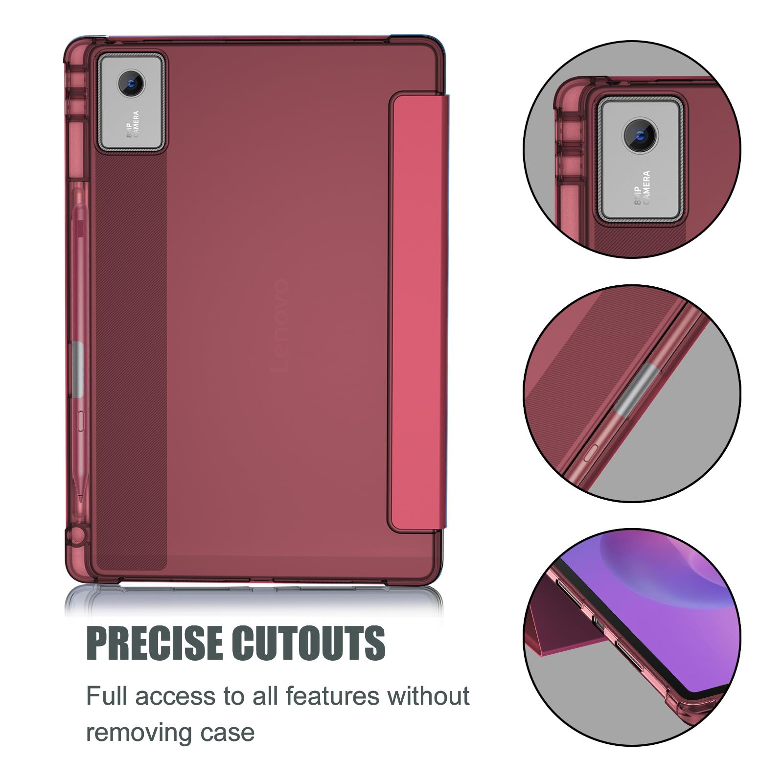 Amazon.co.jp: ProCase レノボ Lenovo Tab Plus用ケース 12.1インチ