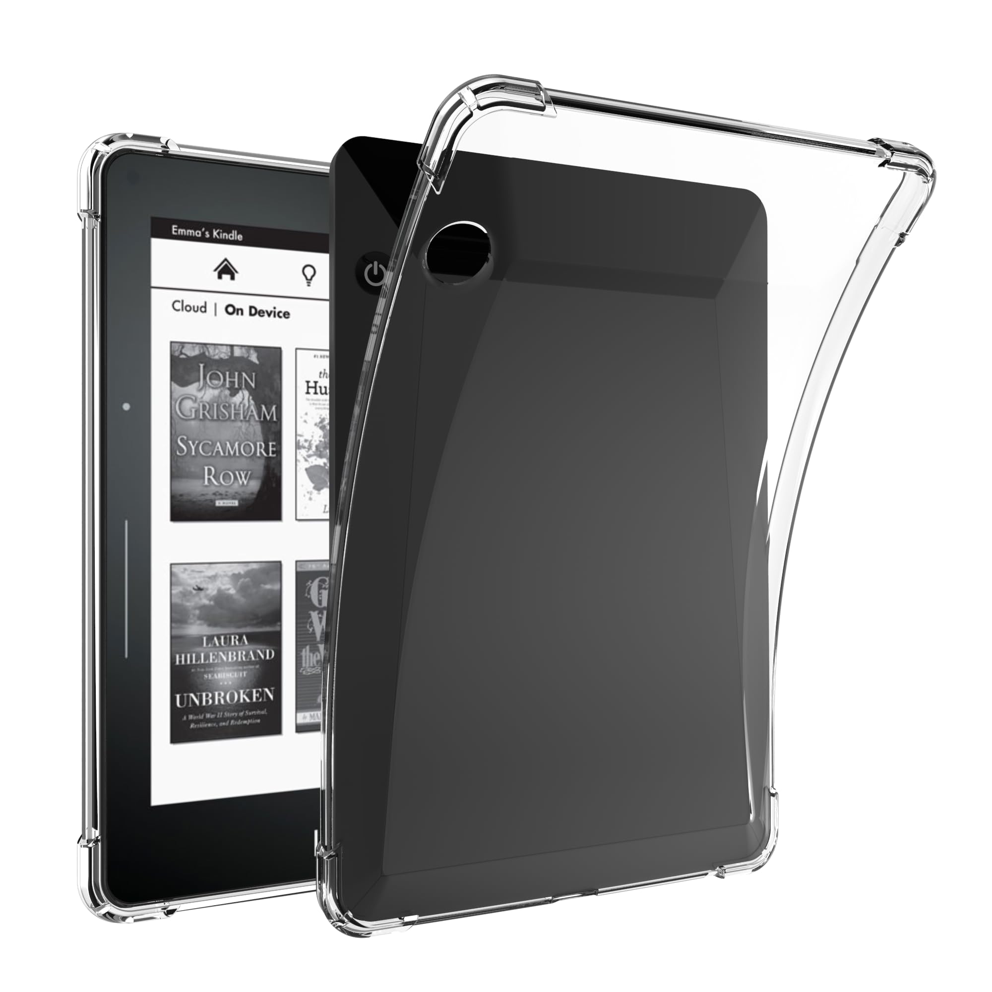 BOZHUORUI Clear Case for Kindle Voyage e-Reader - Lightweight TPU Transparent Flexible Soft Back Cover (Clear)-image-9