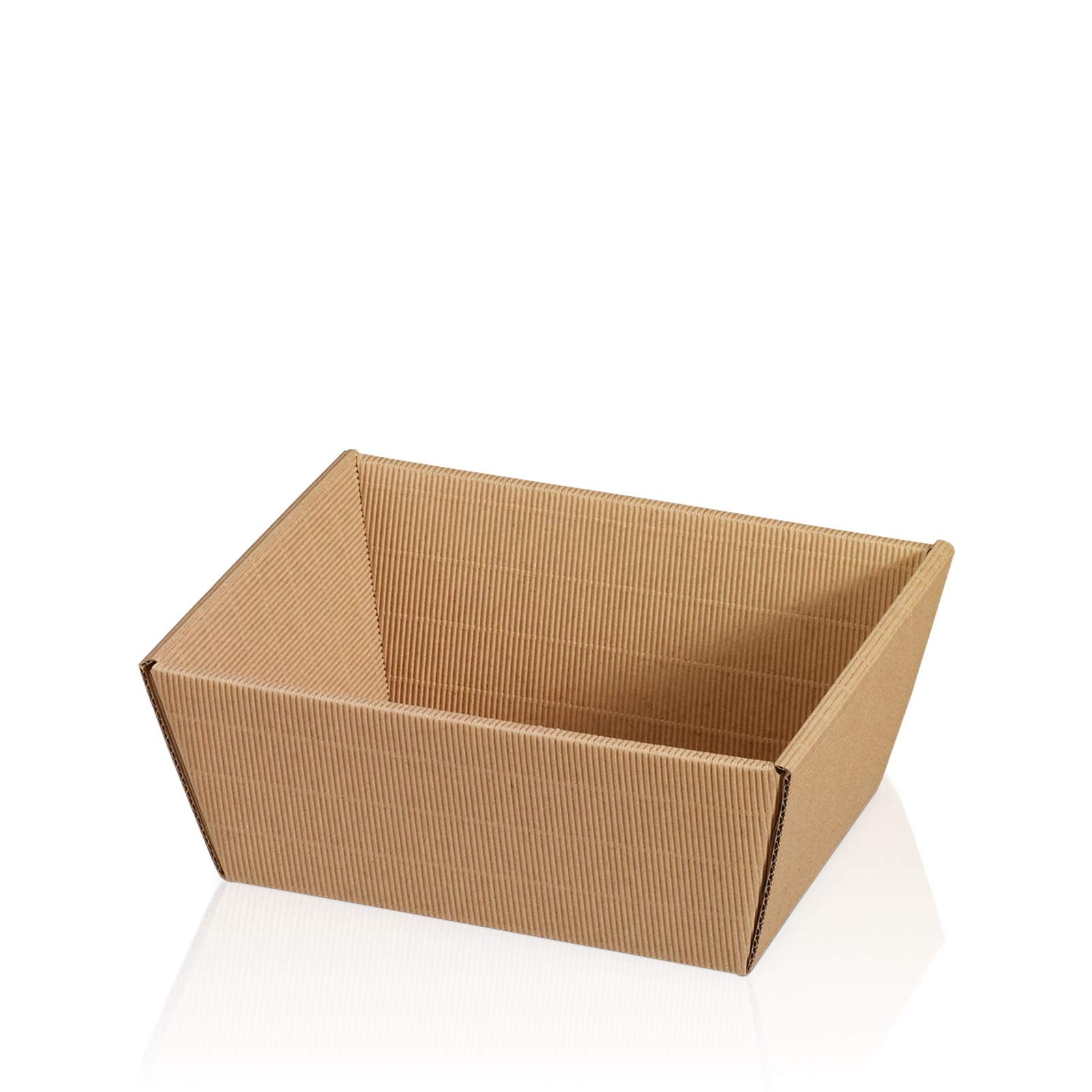1 x Präsentkorb Natur - Maße 24x19 cm - Geschenkkorb - Präsentkörbe - Geschenkverpackung -