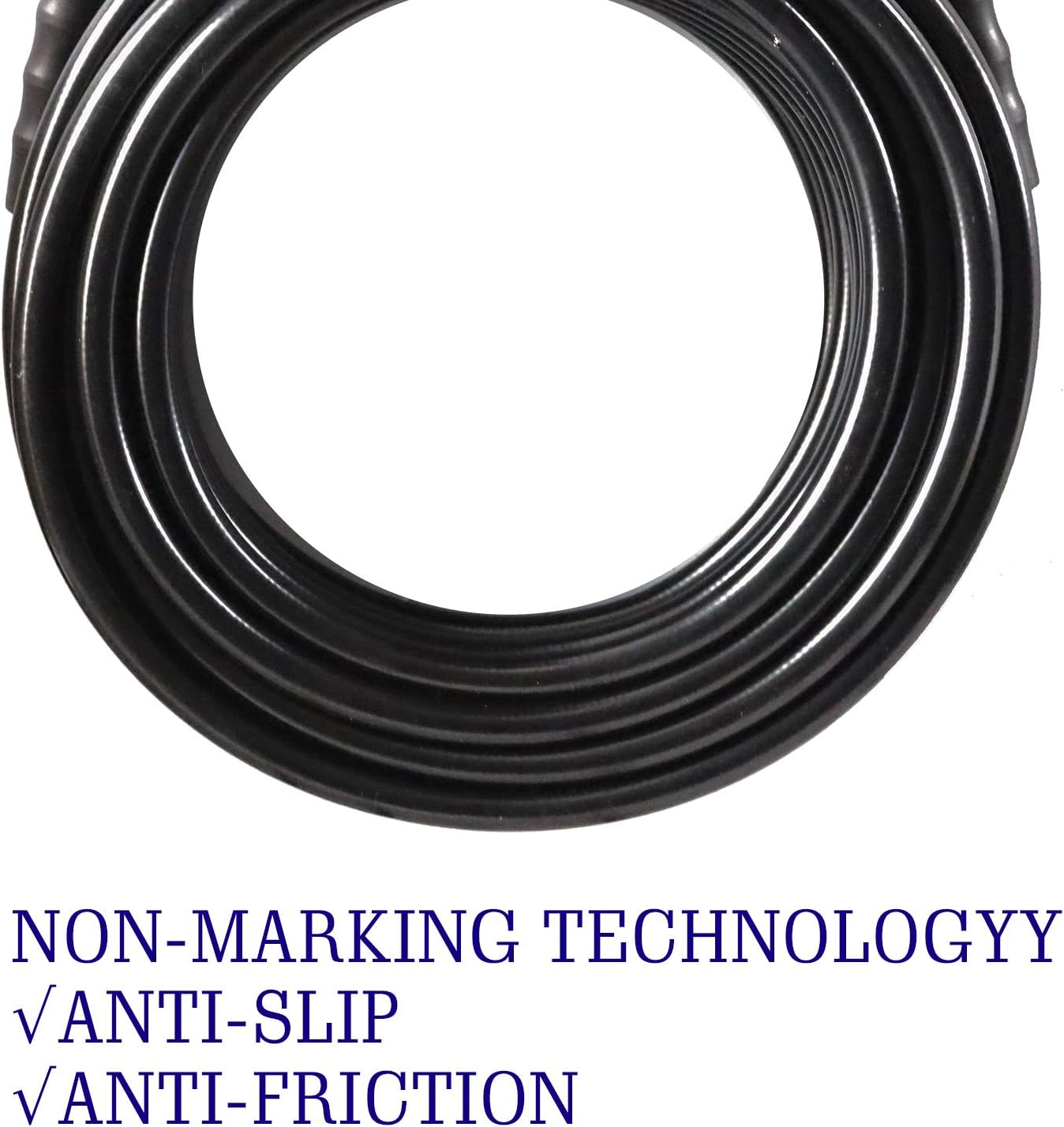 Hourleey High Pressure Washer Hose, 50 FT 1/4 Inch Kink Resistant Hose Replacement for Most Brands, Compatible M22-14 Thread, 3200psi