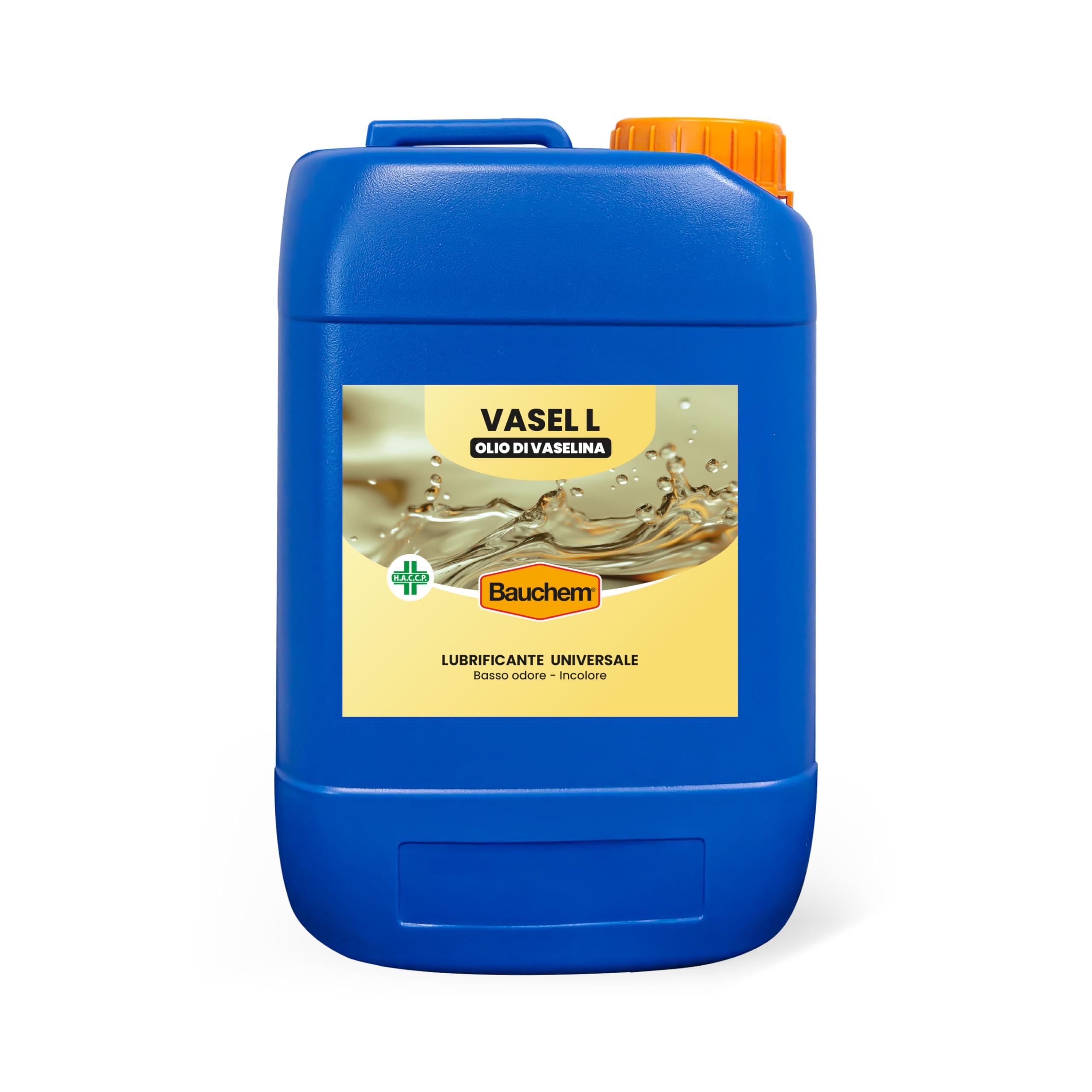 Vasel L Olio di Vaselina Lubrificante Universale a Basso Odore e Incolore 5 Lt