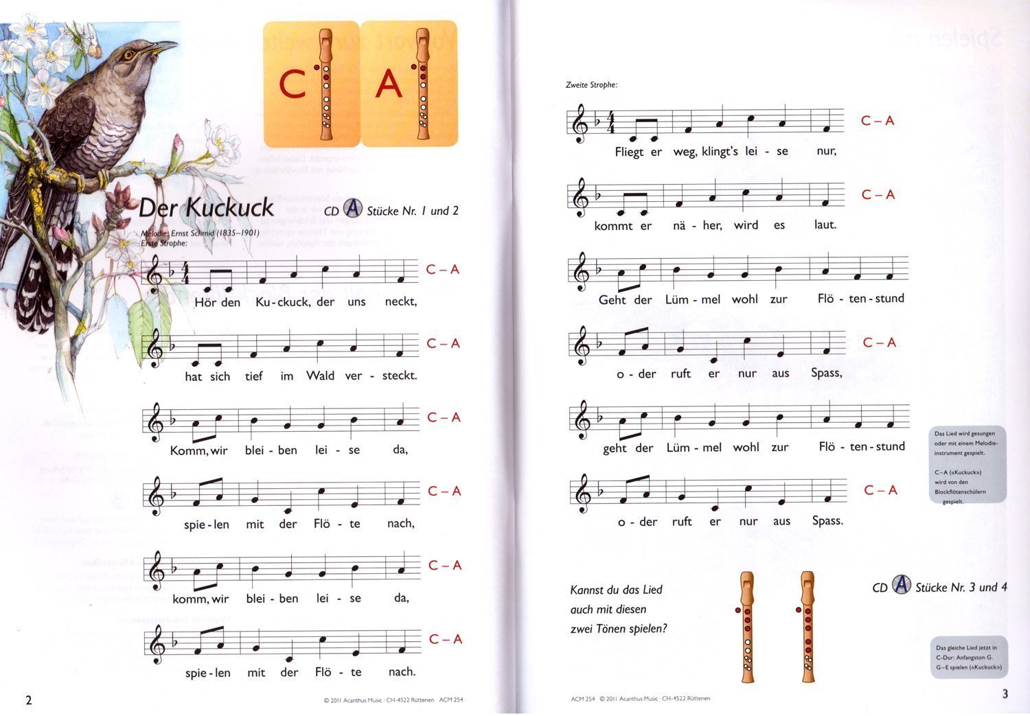 BLOCKFLÖTENBOX Band 1 mit 2 CDs und Klavierbegleitung - Sopranblockflötenlehrgang für Kinder von Daniel Hellbach - Überarbeitete und verbesserte Neuauflage - 2 X herzförmiger Notenklammer