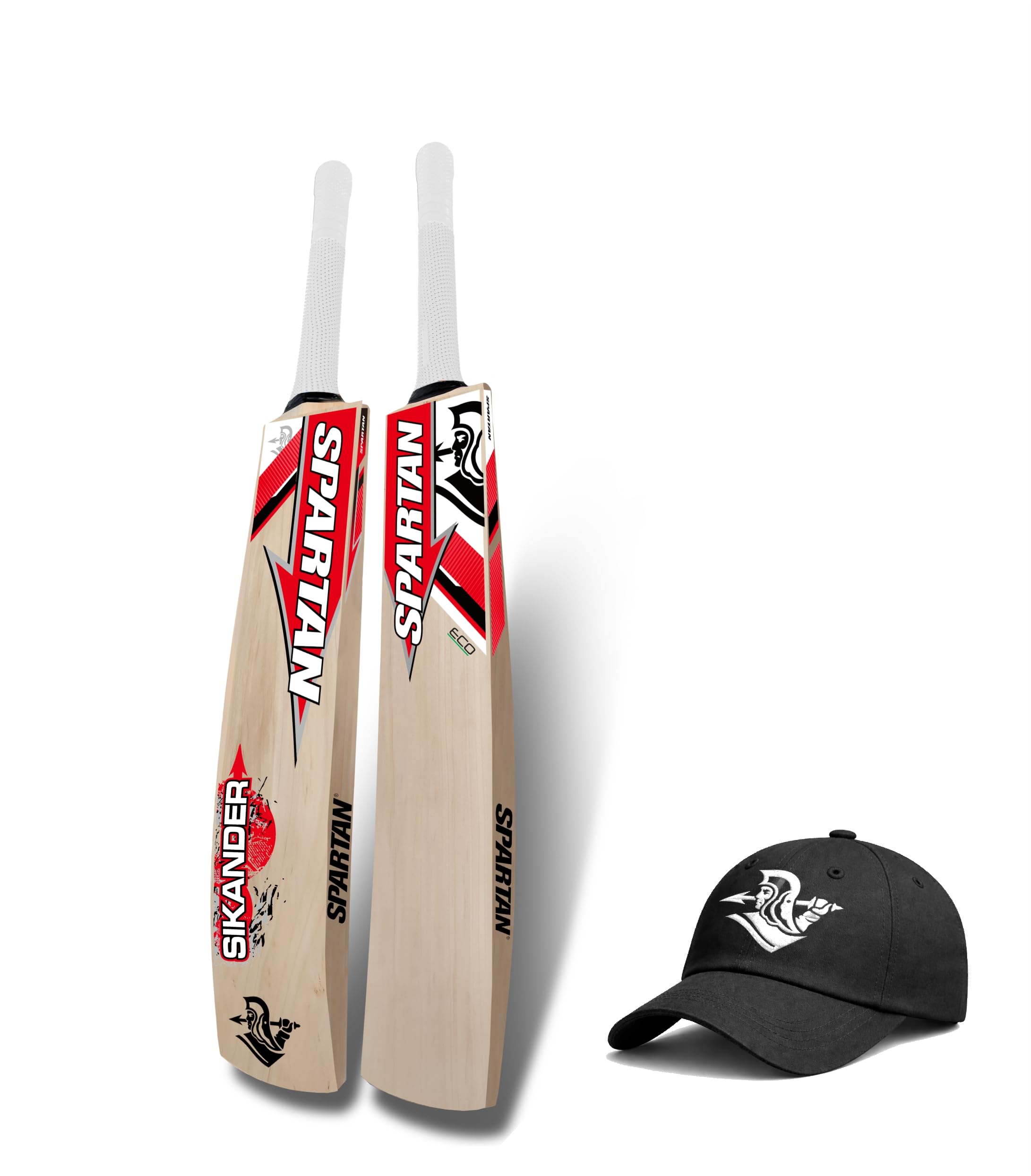 Spartan Sikander ECO Kashmir Willow Cricket Bat with Spartan Cap-image-20