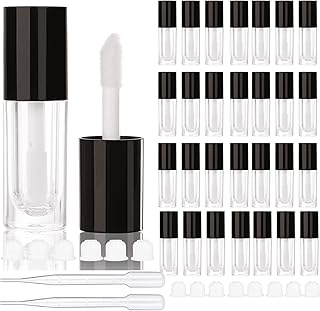 COSIDEA 30pcs Negro Vacío 0.2 fl oz 0.2oz Lip...