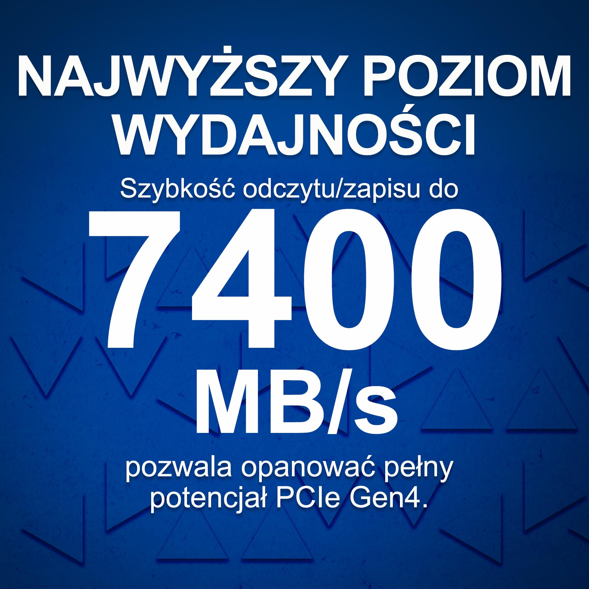 Seagate Game Drive PS5 NVMe SSD 1TB, Wewnętrzny dysk SSD , PCIe Gen4 NVMe 1.4, 7400 MB/s, Heatsink (ZP1000GP3A2001)