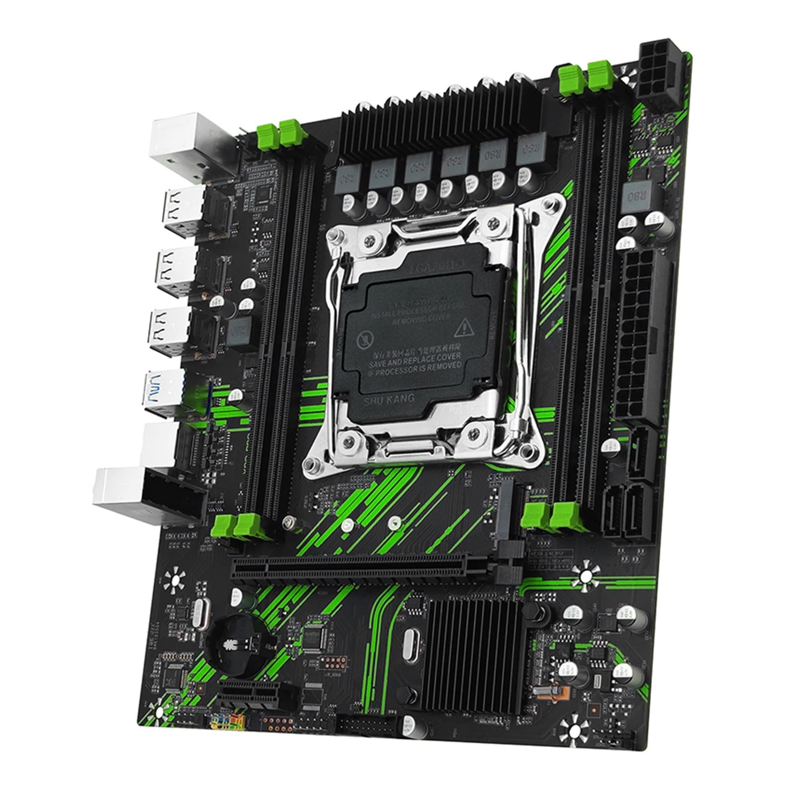 Motherboard Fit For Machinist X99 PR9 Kit de Placa Base LGA 2011-3 Intel Xeon E5 2680 V4 CPU y DDR4 16GB(2 * 8G) RAM Combo Opcional 3,0 NVME(Motherboards)