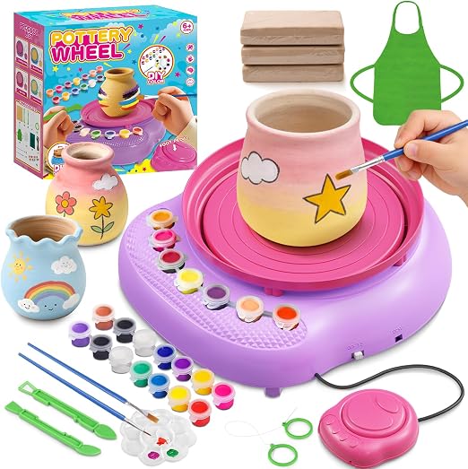 Hzitcigm Coffret Créatif Poterie avec Argile Autodurcissante