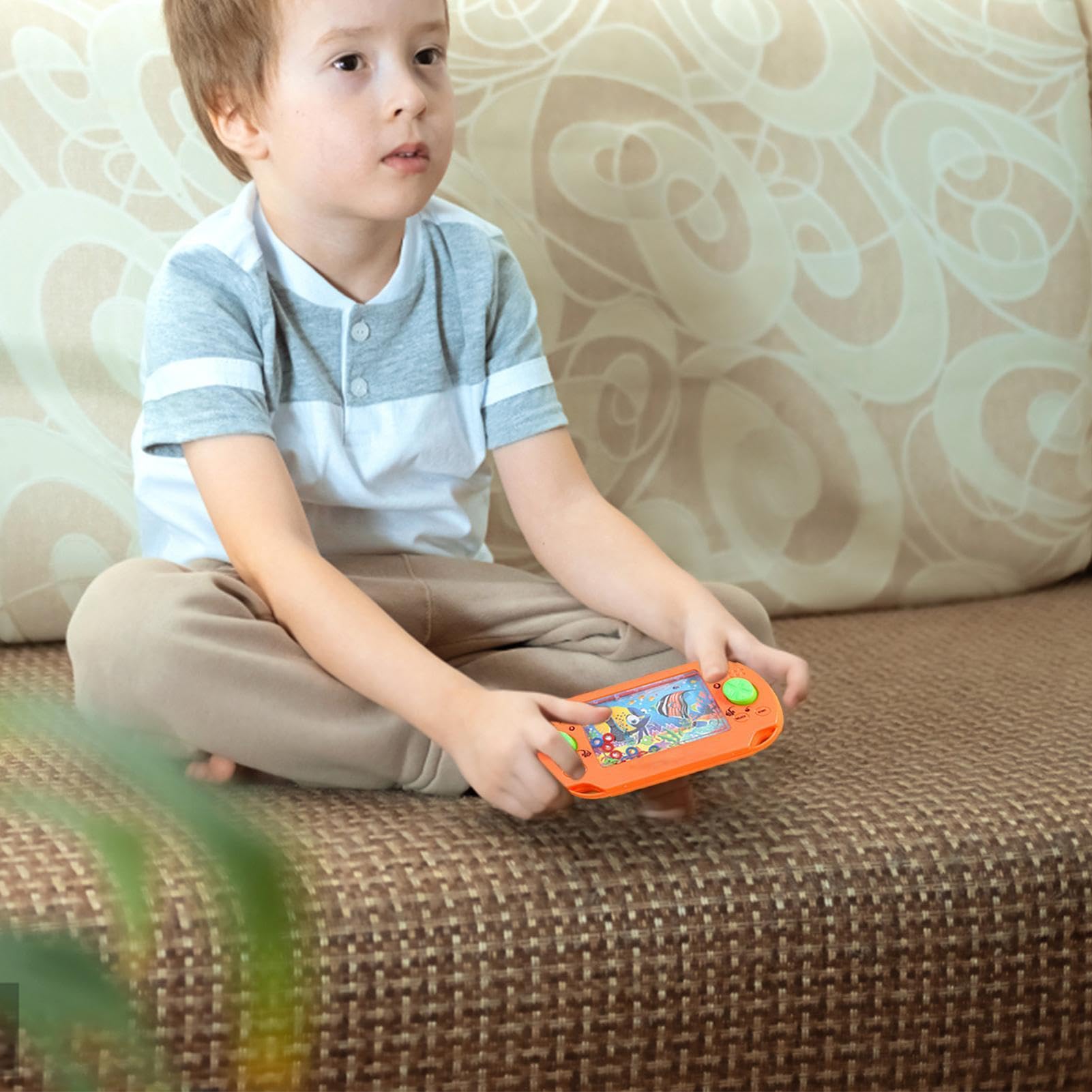 Jeu d'eau Portable Mini avec Anneau d'eau, Jeux rétro – Fournitures éducatives pour enfant