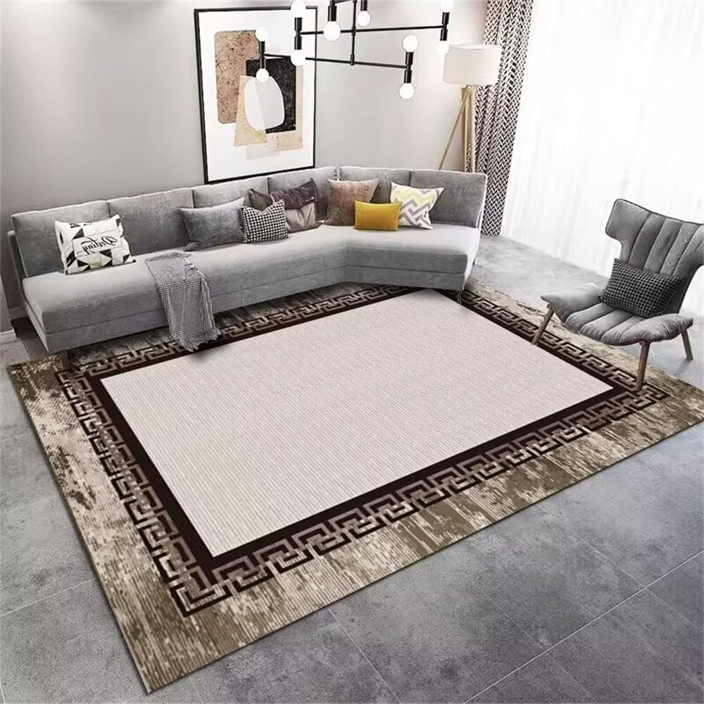 Grand tapis pour bébé décoration chambre style rétro et chaleureux