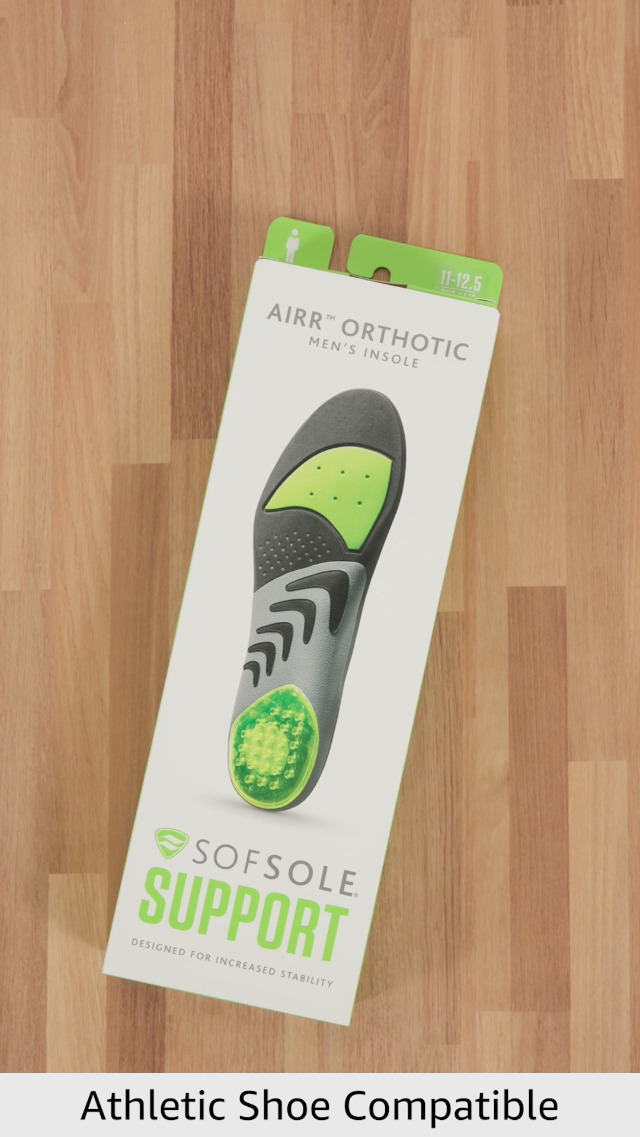 Plantillas ortopédicas Sof Sole para hombre 11-12.5 miniatura 5