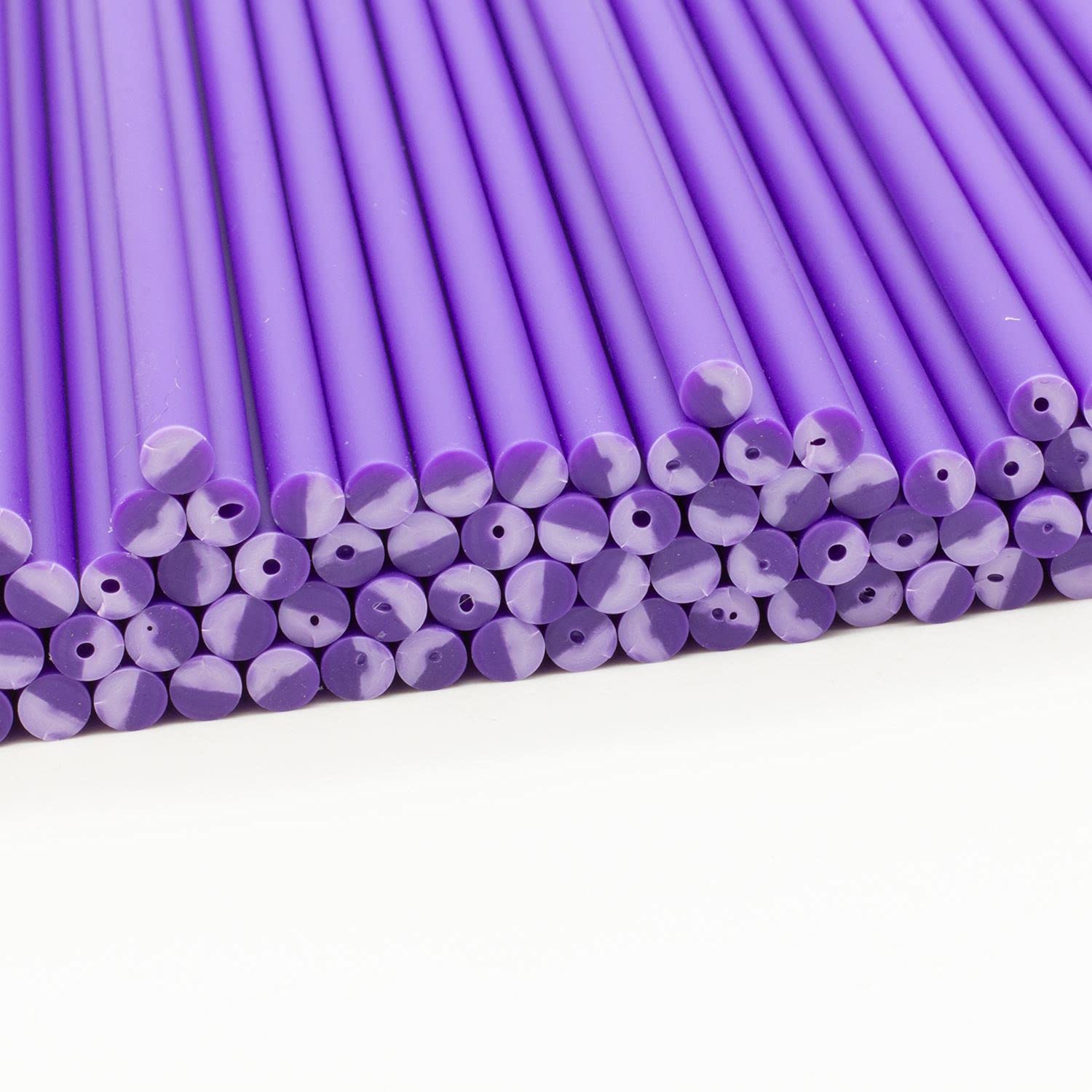 Plastic Lollipop Sticks - 89mm x 4mm Pack of 1000 (Purple)