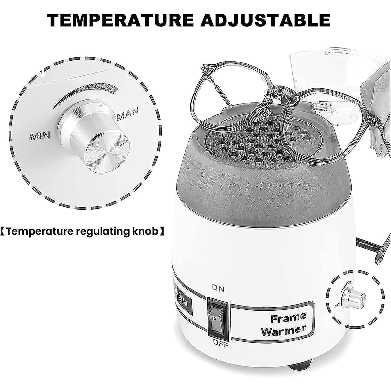 Amazon.co.jp: 眼鏡フレームヒーター 光学眼鏡レンズフレームヒーター