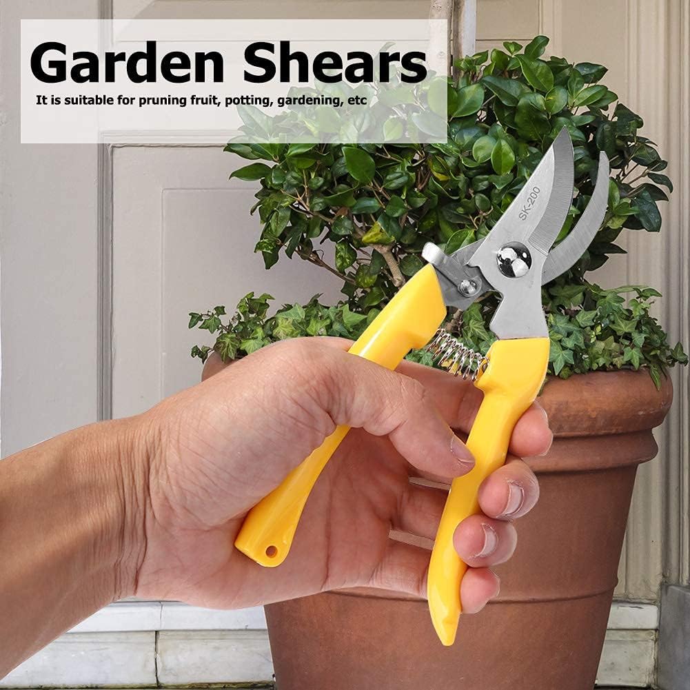 Pruning Shears Garden Scissors Grafting Tool Non-Slip Handle Tree Trees Flowers Branches for Trimmers