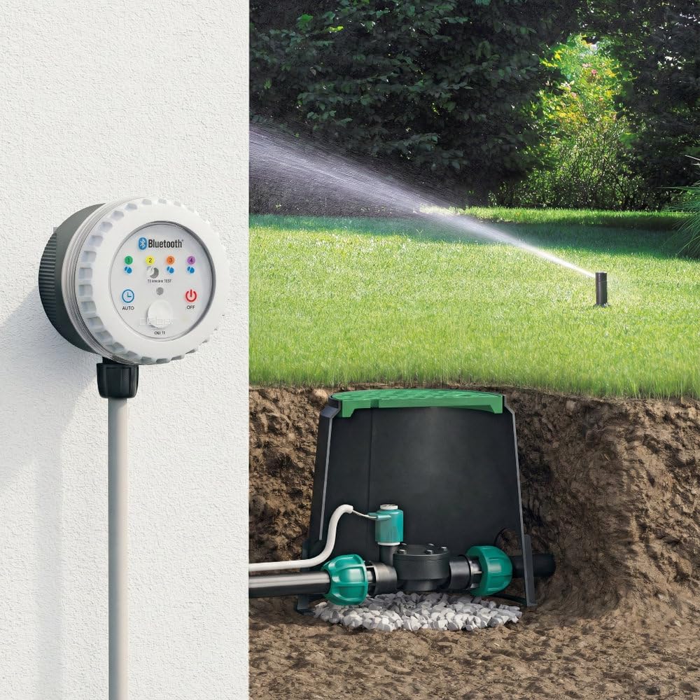 Centralina Bluetooth per 4 elettrovalvole programmabile Bluetooth + App