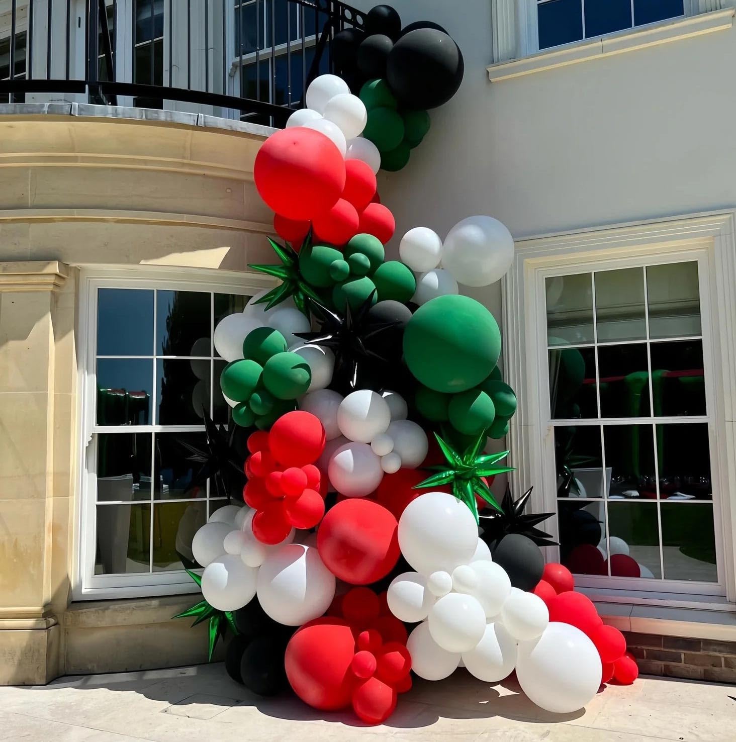 KALOR Dark Green Balloons 110 Pcs Different Sizes 18 12 10 5 Inch Latex Balloons Kit for Birthday Baby Shower Wedding Graduation Party Decorations