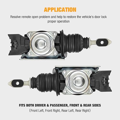 Miniatura 4 de 746-014 Actuador de cerradura de puerta eléctrico compatible con Chevrolet GMC Cadillac Oldsmobile Buick Pontiac