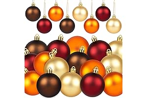 20 Pcs Thanksgiving Ball Ornaments for Tree