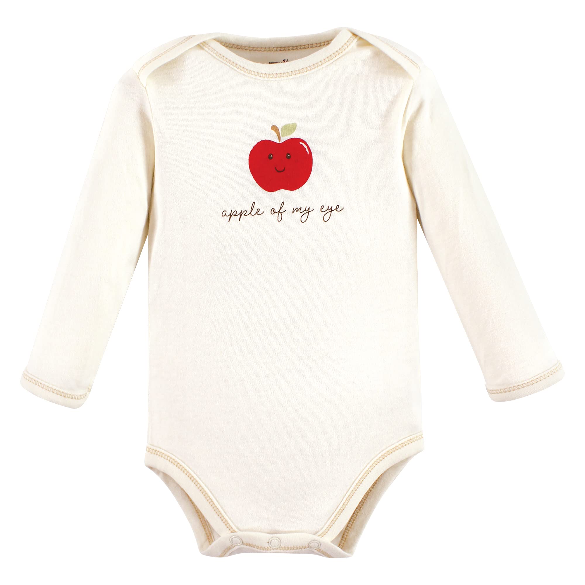 Touched by Nature Unisex Baby Organic Cotton Bodysuits T-Shirt-Set