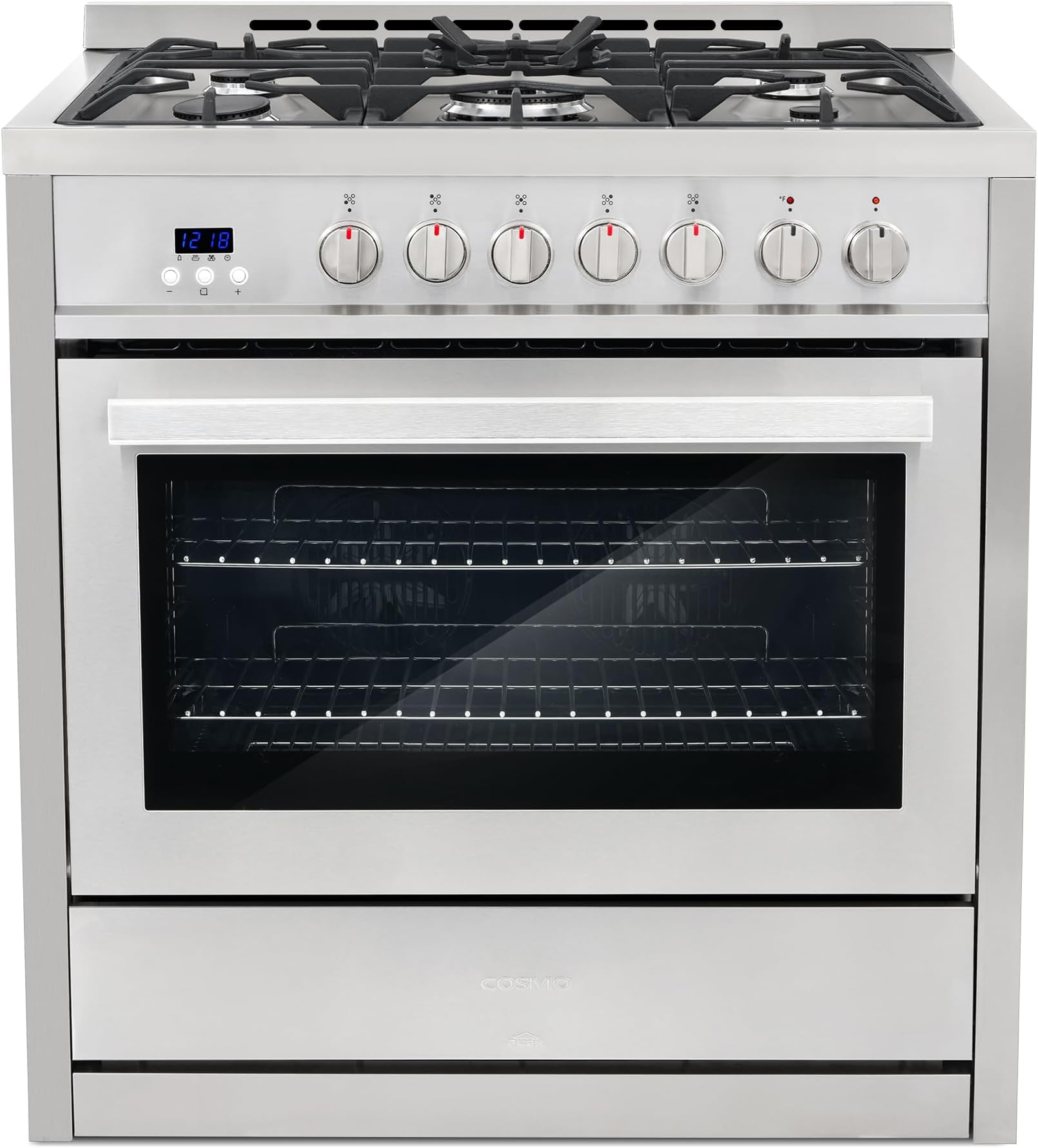 Verona VPFSGG365DSS 36" Prestige Series Freestanding Gas Range with Double Oven 5