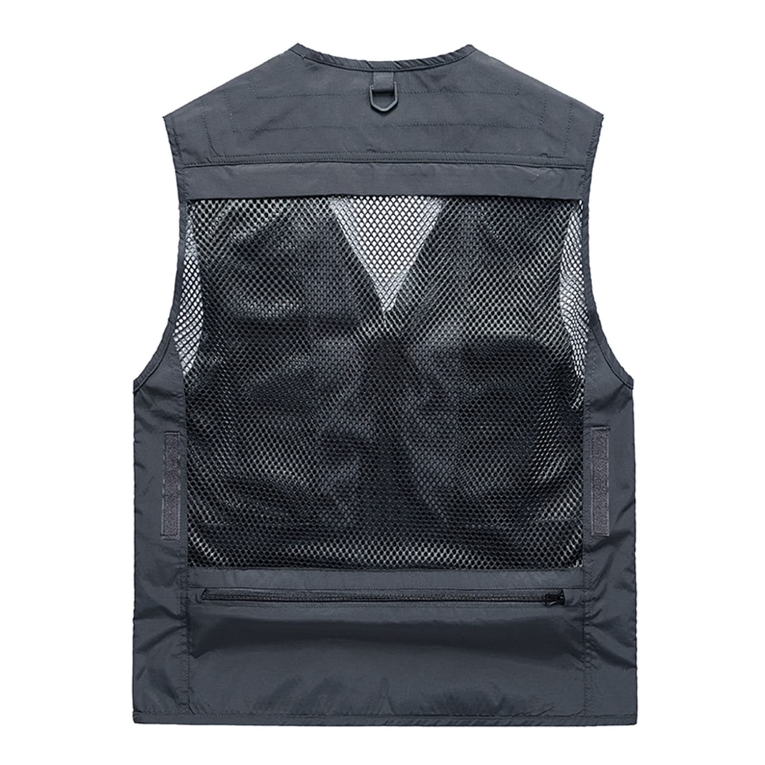 Chaleco De Hombre con Multibolsillos Chaleco De Verano Transpirable Chaleco De Pesca Exterior Chaqueta Casual Sin Mangas Fotografía Chaleco De Senderismo