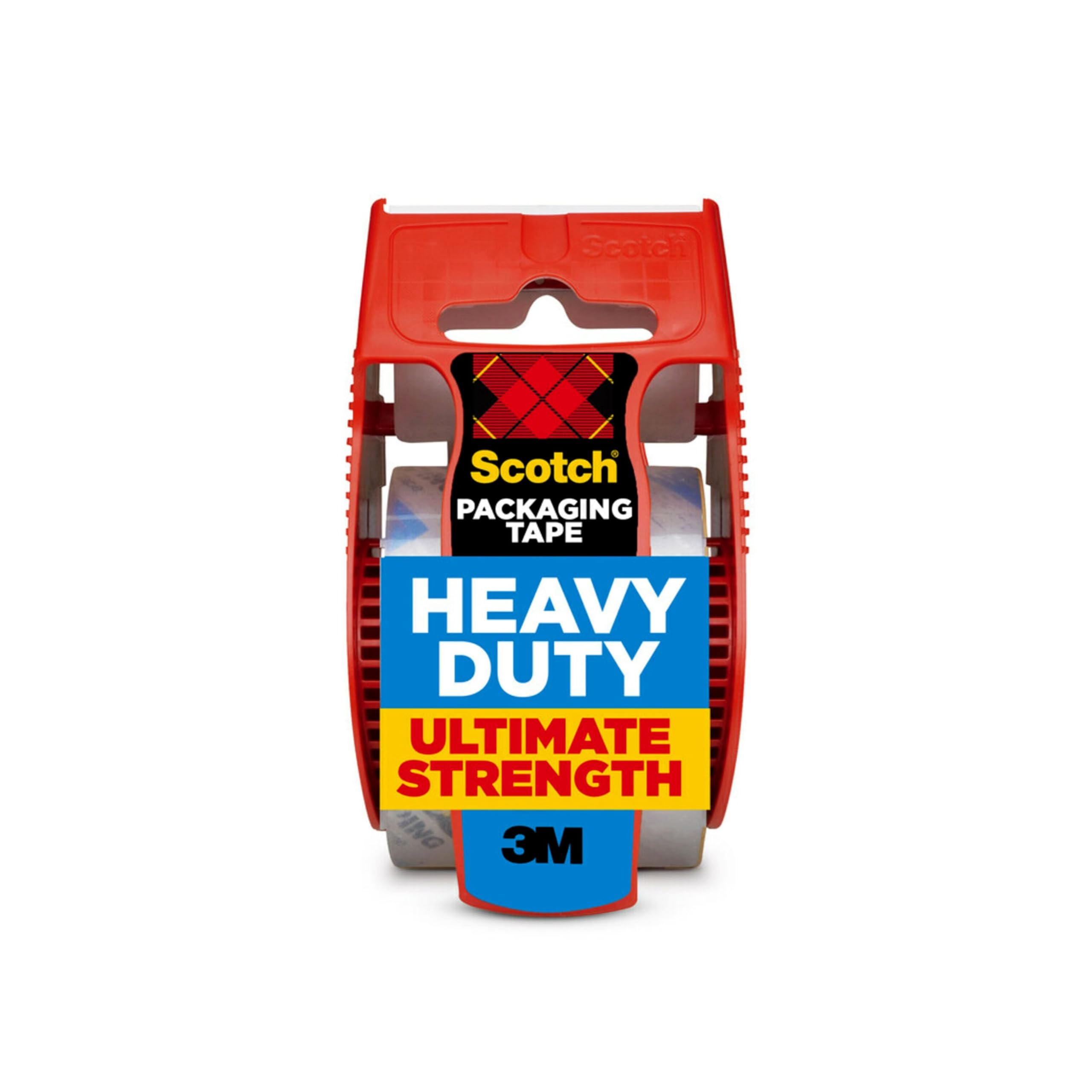 Scotch Heavy Duty Shipping Packaging Tape, 1.88"x 22.2 yd, Great for Packing, Shipping & Moving, 1 Dispensered Roll (341)