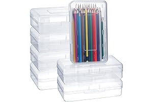 Crystal Clear 12-Pack Pencil Boxes