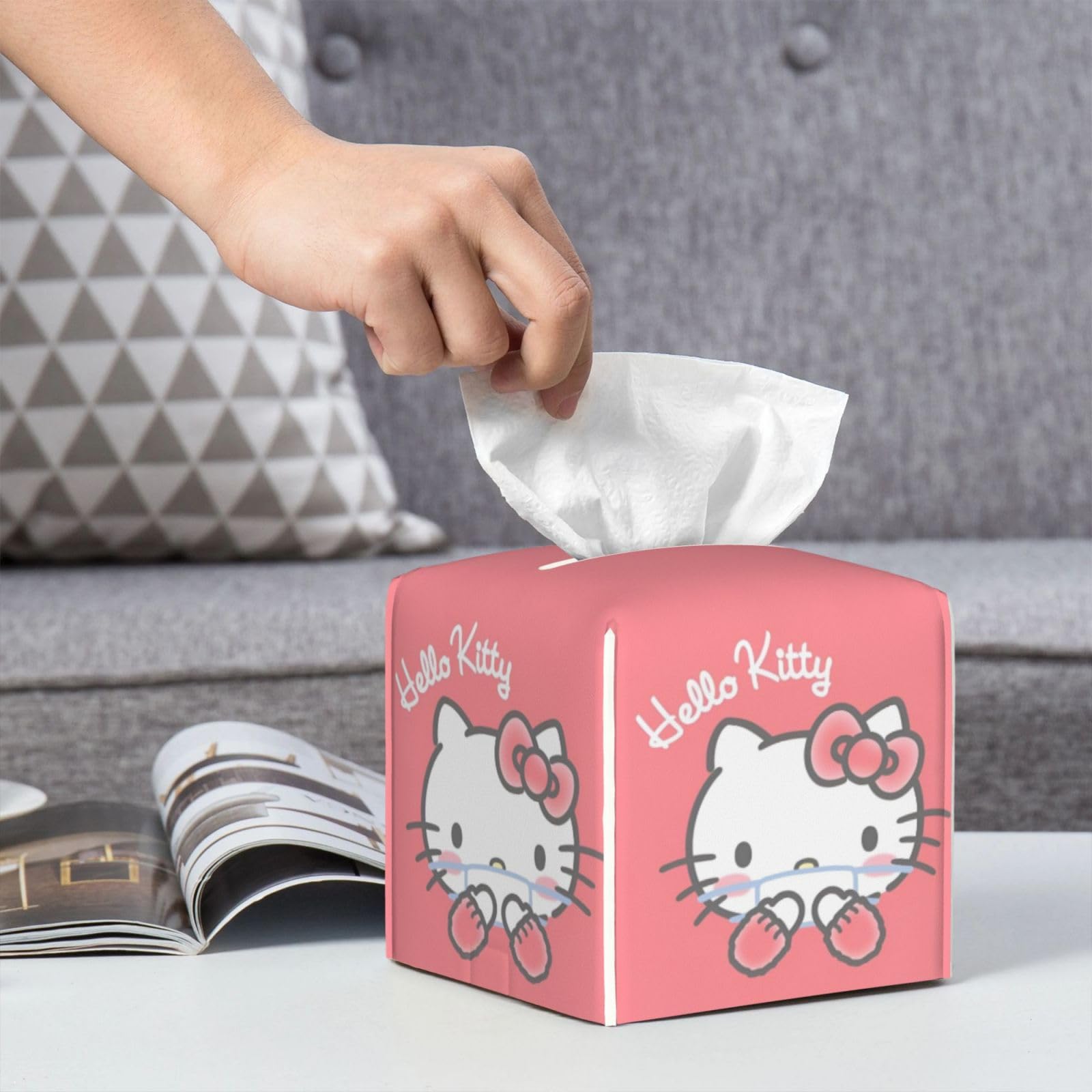 Amazon｜ハローキティ ティッシュカバー ティッシュボックス