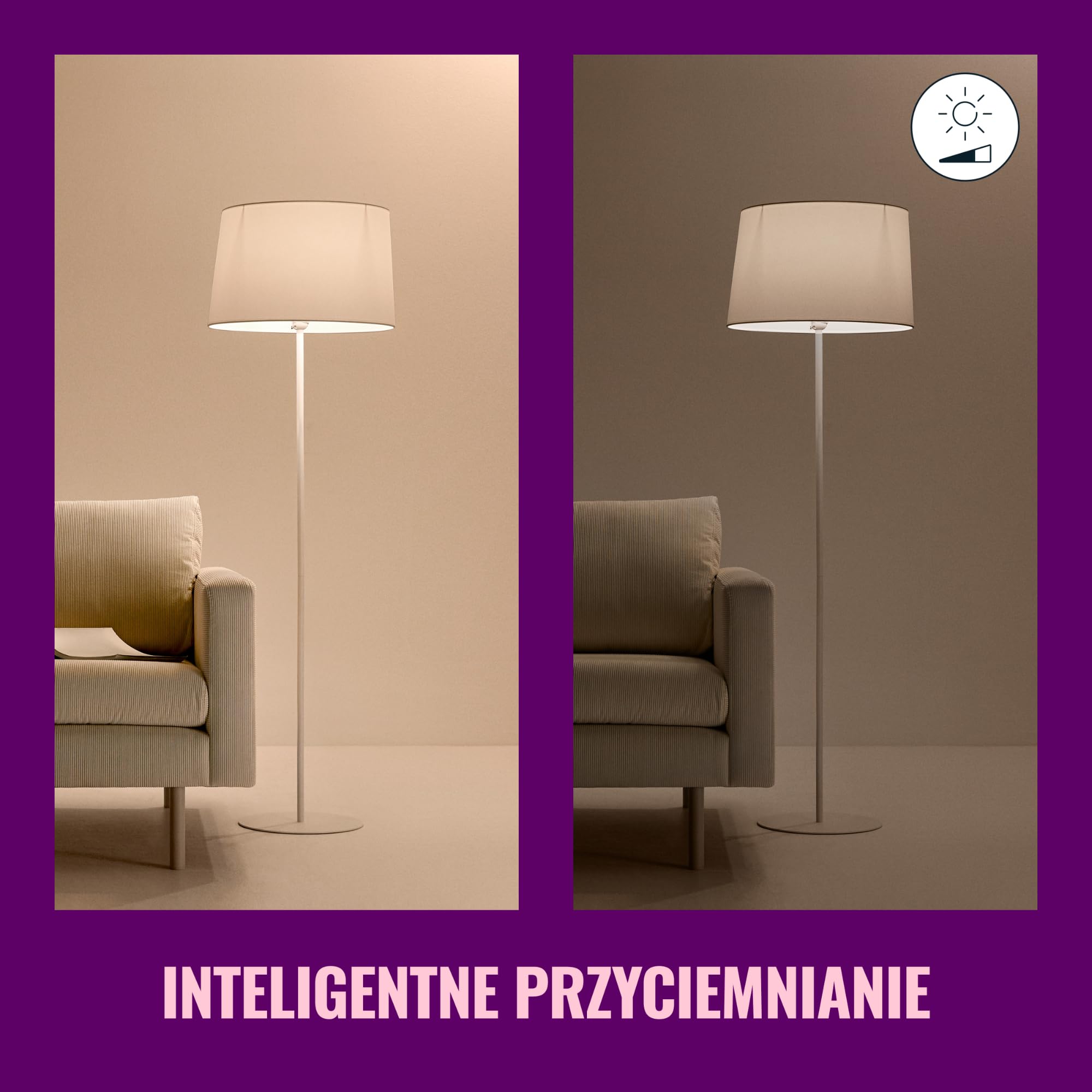 WiZ Inteligentna lampa Linear Bar, Wi-Fi, wiele odcieni bieli, szeroka paleta kolorów, sterowanie aplikacją